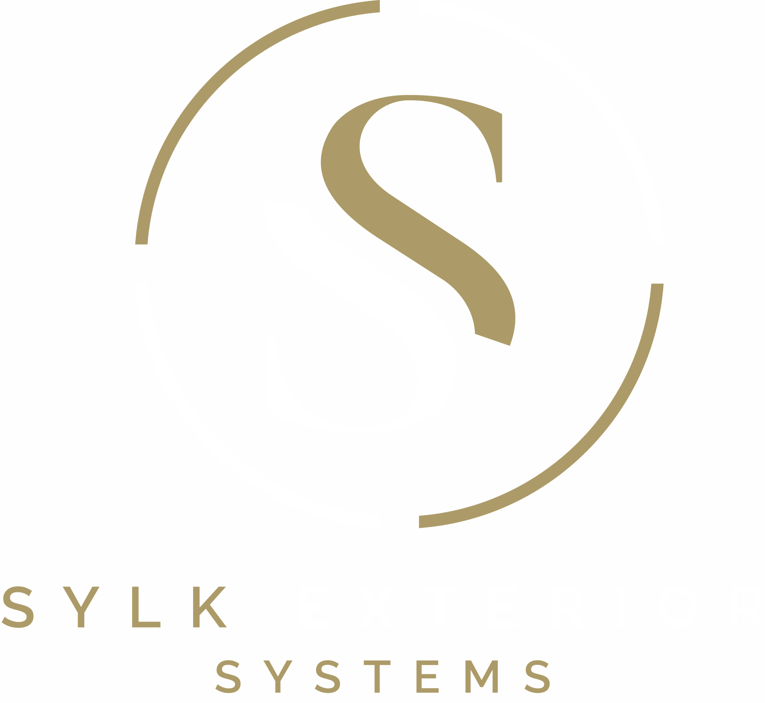 Sylk Exteriors Logo 2025 (for Grey Background)